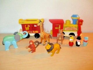 Vintage 1973 Fisher Price Circus Train 991.  Little People & Animals.