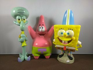 Spongebob Square Pants Squidward Patrick Star Nickelodeon Figures