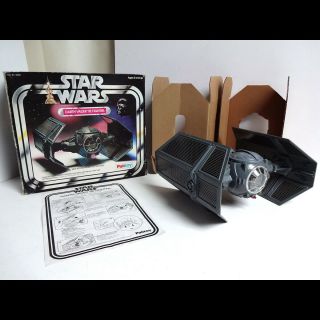 Vintage 1977 Star Wars Palitoy Darth Vader Tie Fighter Complete Inserts