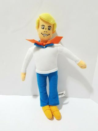 Rare Vtg Fred Plush Doll Scooby Doo Hanna Barbera Stuffed Toy
