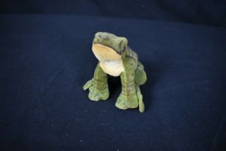 Vintage Stieff Froggy With Button 3 1/2 "