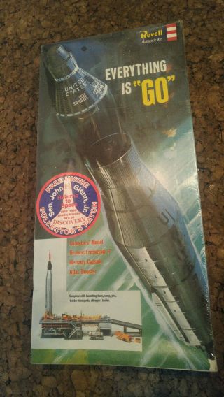 Revell Everything Is " Go " 7 Mercury Capsule H - 1833 Rare Collect Patch