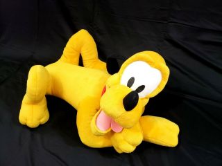 Disney Pluto Fisher Price Plush Soft Stuffed Pillow Animal 26 " Jumbo Mattel 2001