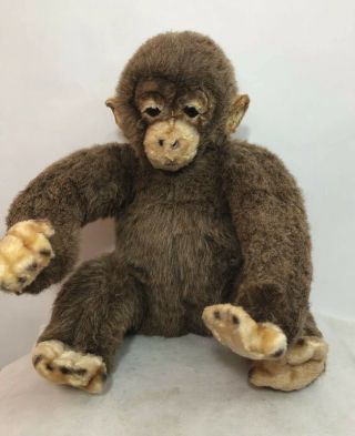 Vintage California Stuffed Toys Large Monkey Ape Plush Stuffed Animal 23 "