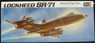 1967 Revell Models 1/72 Lockheed Sr - 71 Blackbird Spy Plane