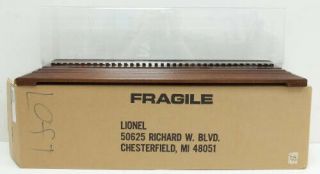 Lionel O Gauge 29 " Display Case W/ Wooden Base Ln/box