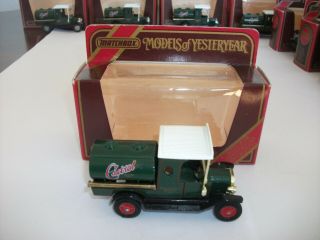 Model Of Yesteryear Y - 3 - 4 Ford T Tanker Castrol Issue 7 Dull Red 12sp Wheels