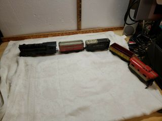 These Are Vintage Marx Trains O Scale Engine 4 Cars