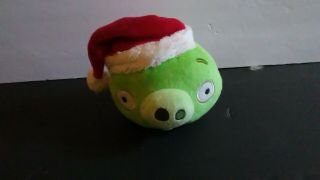 Htf 5 " Angry Birds Seasons Plush - Santa Pig