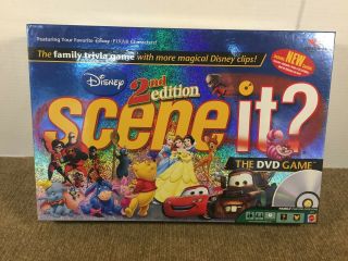 Scene It Disney 2nd Edition By Screenlife 2007 Complete