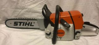 Stihl Battery Operated Toy Kids Chainsaw 16.  5” Realistic Sounds & Action Saw
