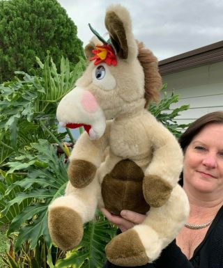 Rare House Of Lloyd Christmas Donkey W/sound Plush Stuffed Animal Toy See Video