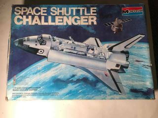 Nasa Space Shuttle Challenger - Monogram Orig Vintage 1979 Model Kit Unbuilt