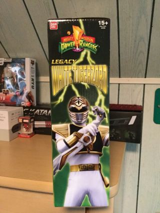Bandai Mighty Morphin Power Rangers Legacy WHITE TIGERZORD Die Cast Figure Zord 3