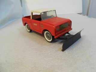 Vintage Tru - Scale International Harvester Scout With Snow Plow