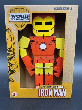Wood Warriors Marvel The Invincible Iron Man Series 1 Toy