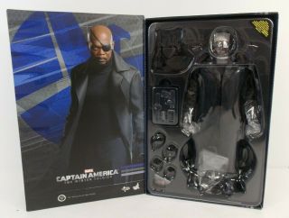 Hot Toys Captain America Winter Soldier Nick Fury 1/6 Scale Action Figure Mms315