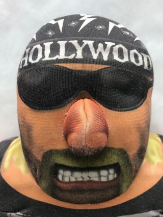 Vintage 1998 Hollywood Hulk Hogan Wrestling Buddy WCW NWO Plush Rare Hand Error 2
