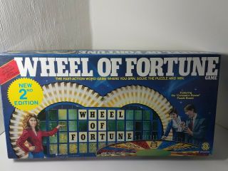 Vintage Wheel Of Fortune Board Game 1985 By Pressman,  Gently.