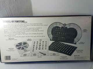 Vintage Wheel of Fortune Board Game 1985 by Pressman,  Gently. 3