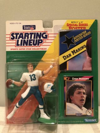 1992 Starting Lineup - Slu - Nfl - Dan Marino - Miami Dolphins