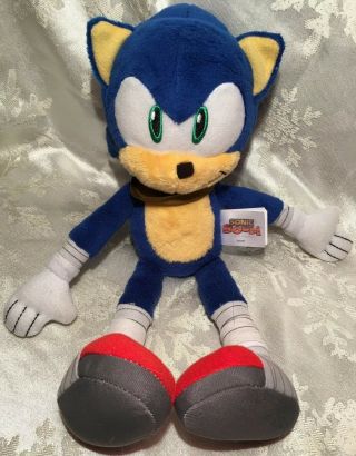 Official Rare Sega Sonic The Hedgehog 12 " Sonic Boom Tomy Plush Needs Batteries