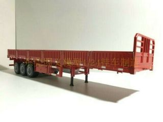 1:24 MINGYI semi - trailer trailer Flatbed truck model 54cm 2