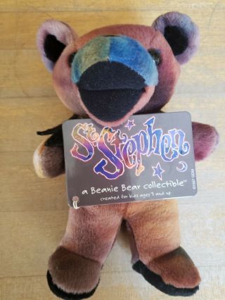 Grateful Dead " St.  Stephen " 1st Edition Beanie Bear - Steven Smith