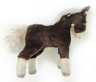 Vintage German Mohair Steiff Ferdy Horse Pony 1318,  03 Natural Stuffed Toy