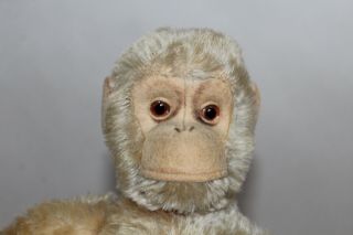 Vintage Schuco Mohair Monkey Poseable