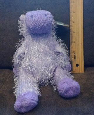 Ty Punkies - Slim The Hippo - Mwmts Stuffed Animal Toy,  2003
