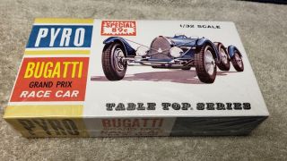 Vintage 17 Pyro Bugatti Type 59 Gp Race Car Table Top Series 1:32 Factory