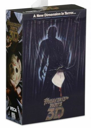 NECA 7 inch Friday the 13th Part 3 3D version Jason Voorhees Action Figure 2