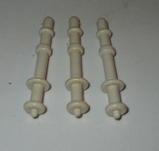 1985 Matchbox Robotech Veritech Fighter Vf - 1s Parts - 3 Missiles Without Caps