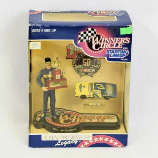 1998 Starting Lineup Winners Circle Dale Earnhardt 3 Diecast Car And Figure