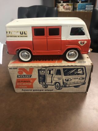 Vintage Nylint Ford Econoline U - Haul Van No.  5801 With Box
