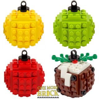 Baubles Made From Lego - Build Your Own Lego Christmas Bauble - Choose Colour