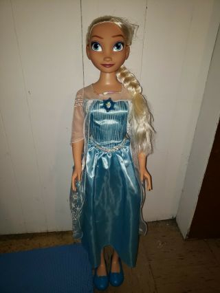 Disney Frozen Elsa My Size Doll 38 Inches Tall Target Exclusive In Hand