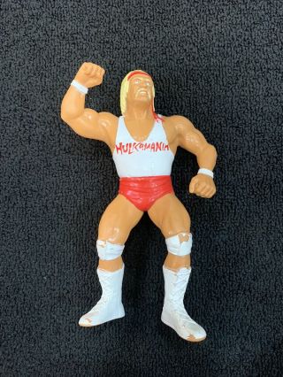 Rare Hulk Hogan White Shirt Wwf Wwe Ljn 1988 1989 Titan Authentic