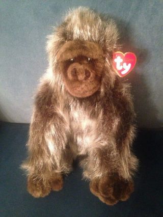 Ty Classic 10 Inch Baby Rumbles Gorilla Plush Stuffed Animal
