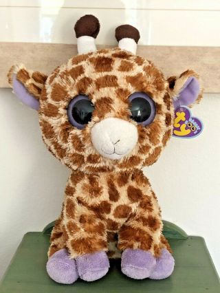 Ty Beanie Boos Safari The Giraffe Large 10 " Soft Plush Toy