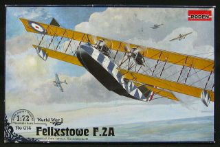 1/72 Roden Models Felixstowe F.  2a British Wwi Flying Boat