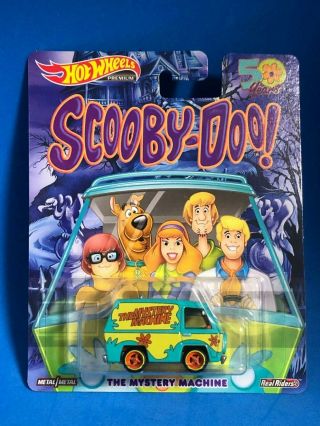 2019 Hot Wheels Premium Scooby Doo Mystery Machine 50 Years Metal Metal