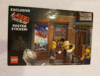 The Lego Movie Poster Sticker Add - On For 10232 Palace Cinema Sdcc