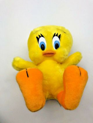 Warner Bros Tweety Bird Plush Animal Toy Plush Collectible Doll 1993 Yellow