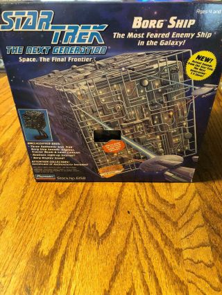 Star Trek The Next Generation Tng Borg Cube Ship Playmates 6158