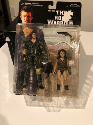 2000 N2 Toys - - Mad Max The Road Warrior - - Mad Max & Boy Figures