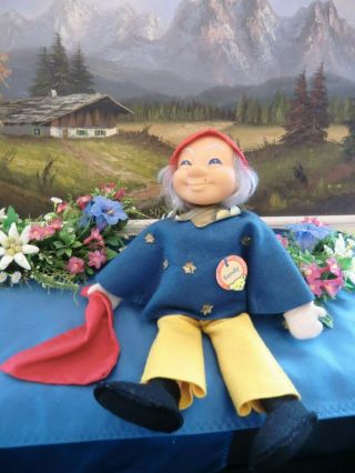 Steiff 8729.  70 Mr.  Sandman Doll Sandy Toy 29 Cm Button Flag Chesttag Vgc 1965 - 67