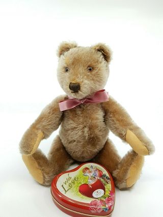 Steiff Caramel Teddy Bear 5335,  02 35 Cm W.  Button Vintage Antique Toy