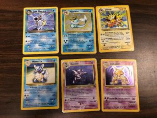33 Vintage Pokemon Cards Holographic 1st Edition 2